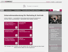 Tablet Screenshot of lesch-consult.de
